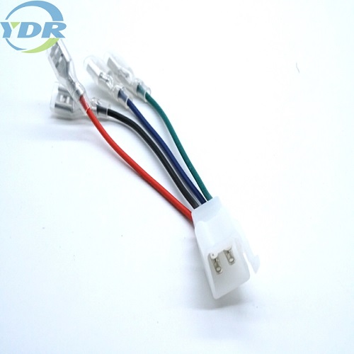 110 250 187 Terminal 2.8 Lalaki Babae 2*2p Cable DJ611-2.8 250 6.3mm Motorbike Wire Harness