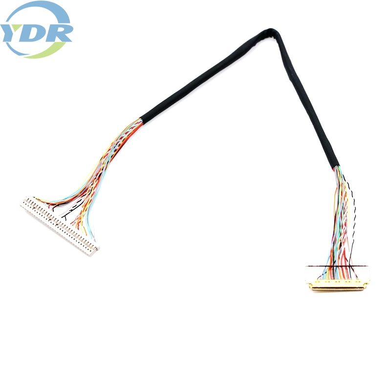 DF14-30P-1.25H LVDS LCD Screen Display Cable 30pin Twisted Pair para sa Computer sa TV Computer
